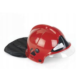 Játék tűzoltó sisak, piros