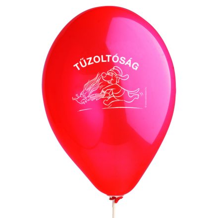 Luftballon tűzoltó grafikával - Kutya
